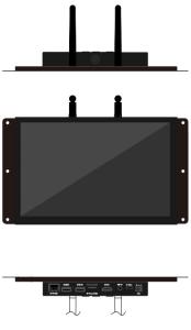 China Bluetooth 4.0 Android Advertising Player , Wall Mounted Digital Signage 10.1 Inch factory