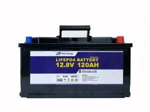 China Bluetooth 12V 120Ah Smart Yacht Lithium Battery For Marine UPS factory