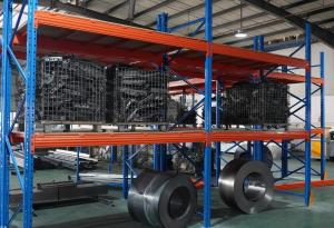 China Rugged Yellow Industrial Grade Steel Storage Racks For Maximum 2000kg/pallet Weight Capacity factory