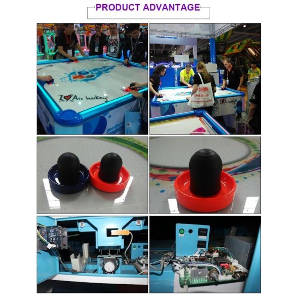 Square Cube Electronic Air Hockey Table Game Machine For 2 Players