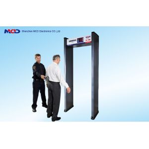 Multi Zone Walkthrough Metal Detector 8 Status Led Display