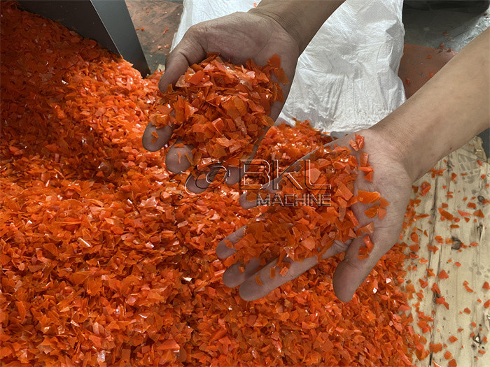 HDPE ABS Small Plastic Crusher 7.5KW Waste Plastic Crushing Machine