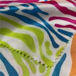 Polyester Printed Spandex Fabric 50DX50D 20D 100gsm 150cm Waterproof And UV