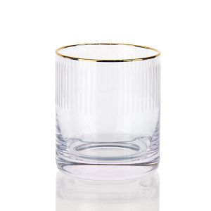 China 7.5oz Modern Drinking Glasses Engraved Whiskey Tumbler Crystal Cup For Drinking Bourbon factory