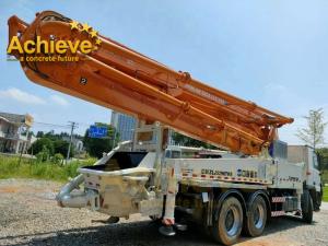 China 37 Mini Concrete Pump Used / Diesel Concrete Mixer Pump ZOOMLION 38X-5RZ factory