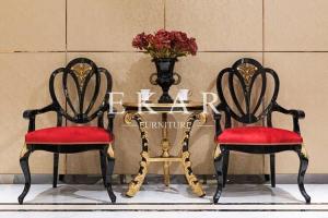 China Home Furniture Lobby Lounge Lightweight Wood Types Classic Italian Furniture Chairs&amp;Reclin factory