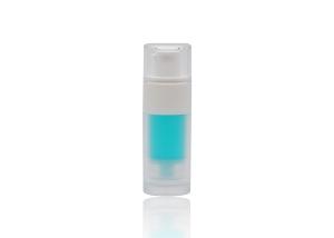China Capacity 30ml 50ml Frosted Acrylic Airless Bottle With White Treatment Pump factory