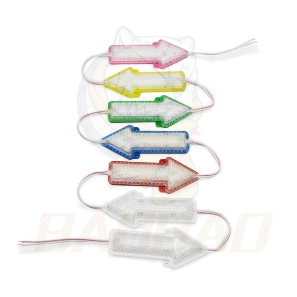 Arrow White Blue Green Red Pink Yellow 120 Deg Viewing Angle 12V LED Module
