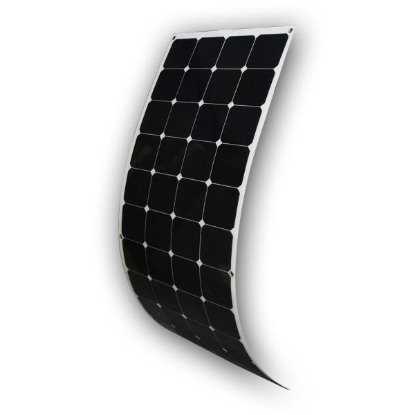 China Lightweight RV Flexible Solar Panels , 18V 12V Monocrystalline Solar Panel factory