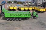 Optional Colors Dump Semi Trailer Front Lifting 5 Axles 70 Tons Easy Repair