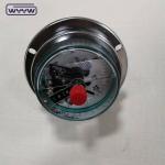 Stainless Steel Silicone Filled Pressure Gauge Bottom Connection 100mm