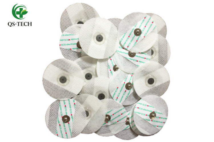 Roundsnap disposable ecg electrode padsecg chest electrodeecg alligator clips