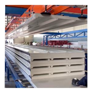 China Contemporary Design Polyurethane Foam Sandwich Wall/Roof for Prefabricated Cold Room factory