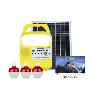 China Powered Rechargeable Solar Flash Light Kits Outdoor Portable Station SER-815A factory