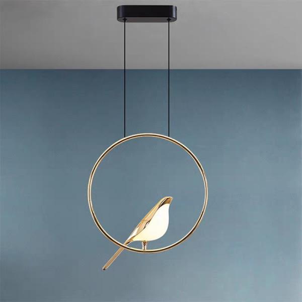 Magpie chandelier smart dimming light luxury bedroom bedside lamp balcony