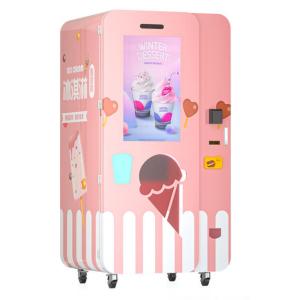 China Fully Automatic Outdoor Soft Serve Ice Cream Vending Machine factory