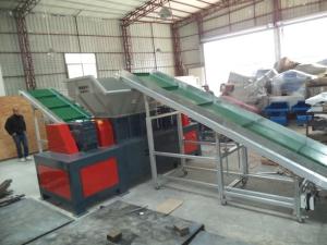 China Two shaft shredder household waste, Double Shaft Shredder home waste factory