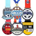 Custom 2d 3D Metal Zinc Alloy Enamel Medal Marathon Running Medals