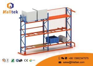 China Yellow Blue Warehouse Storage Racks Metal Adjustable Layer Height 2400*800*3500 Mm factory