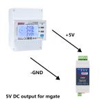 MID approved EM4372 3*230/400V 3*240/415V 5 65 A three phase solar energy