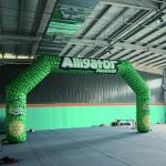 outdoor run gingerbread candy rainbow pencil blow up event entrance inflatable