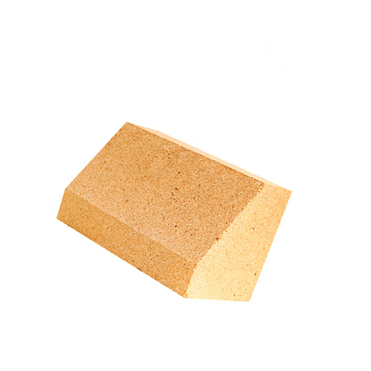 FE2O3 2% max Wedge Refractory Fire Clay Brick for Steel Mill Heating Furnace Sample