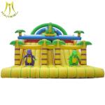 Hansel low price outdoor games cheap inflatable water slide for kids wholesale