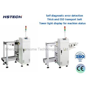 Thick And ESD Transport Belt Self Diagnostic Error Detection PCB Loader Unloader