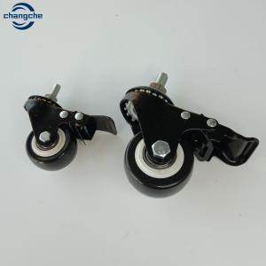 China 30KG Load 2.5 Inch Roller Wheel Casters PVC / Nylon factory
