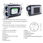 800m Industrial Laser Meter Digital Tape Measure Wireless Construction Golf