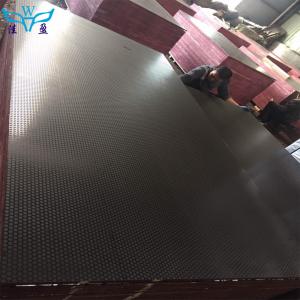 China cheap sales Hexagon 15mm 9mm Anti Slip Plywood For Flooring for inside and outside factory