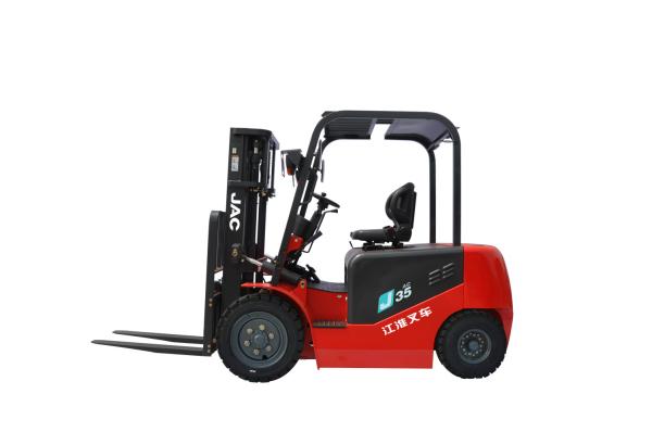 Powerful Electric Forklift Truck Large Lifting Capacity 3.5 Ton 3m - 6m Lift