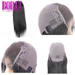 Unprocessed Custom Lace Wigs Brazilian 4*4 Lace Closure Wig Straight 180%