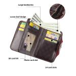 Large Capacity Men's Multi Function Wallet with Magnetic Buckle and Waterproof
