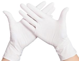China High Tensile Strength Powder Free Nitrile Gloves , Latex Free Gloves anti static factory