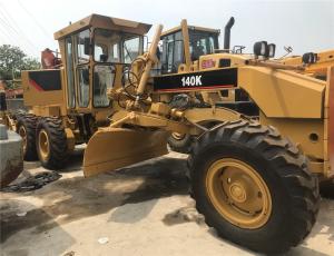 China Used High Quality Road Construction Motor Grader Cat 140K, Caterpillar Effective Grader 140K factory