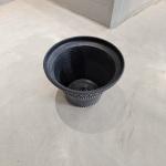 Assorted Colors Plastic Flower Pot With Drainage Holes