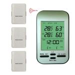 Indoor Outdoor Thermometer Hygrometer Digital Weather Station With Wireless Wall