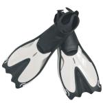 Multicolor Lightweight TPR Black Rubber Swimming Snorkeling Diving Fins