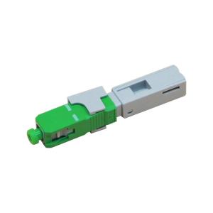 China SC Fiber Optic Connector Easy Assemble Optics Fiber Fast Connector For Direct Equipment Termination factory