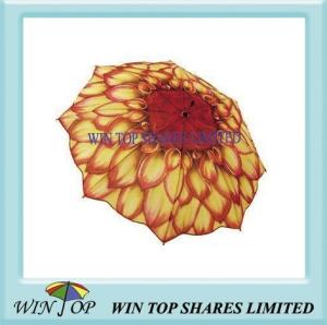 China 23&quot; Auto Stick Sunflower Umbrella factory