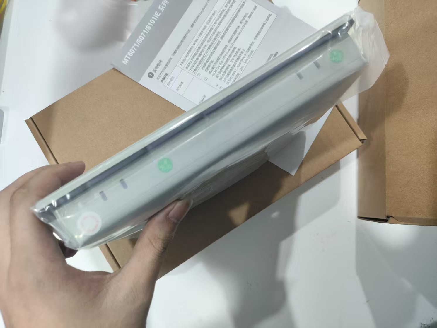 Weinview MT8071iE1 Industrial Touchscreen 4.3 Inch HMI Modbus RTU/TCP IP65 Panel