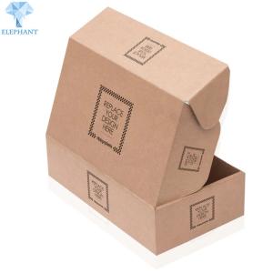 China Hot Selling Price Recyclable Low Custom Brand Logo Printed Folding Kraft Shoe Corrugated Shipping Boxes factory
