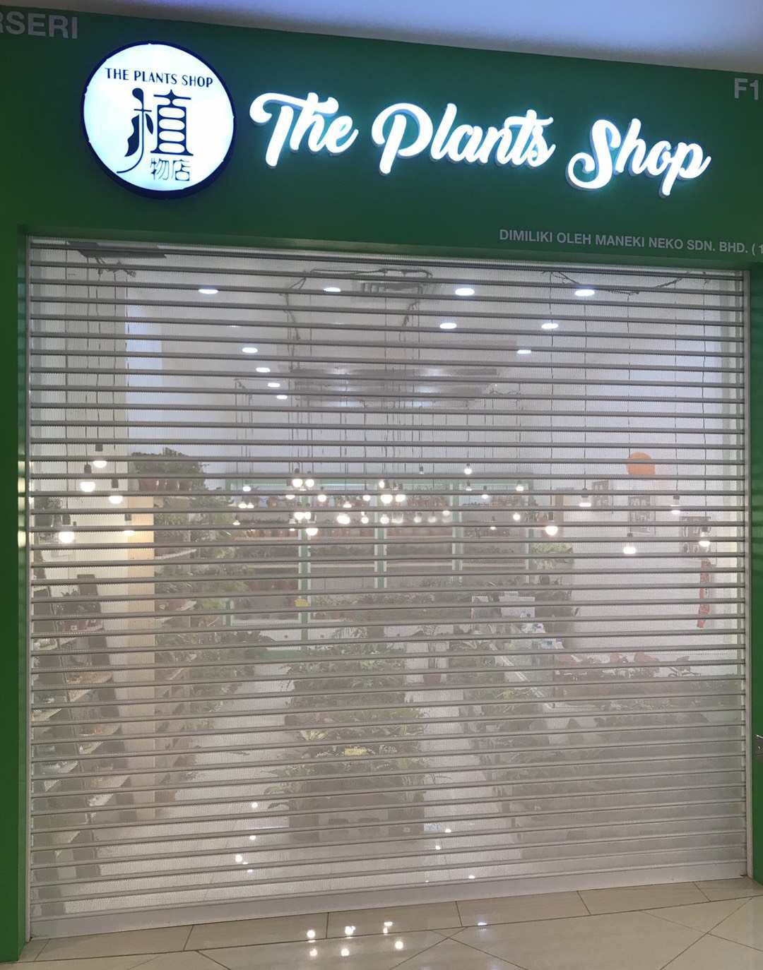 Transparent Perforated Steel Roller Shutter Door For Shopfront