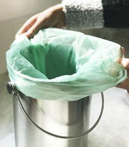 China 40×65cm Biodegradable Garbage Bags EN13432 Eco Friendly Trash Bags factory