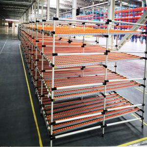 Aluminum Alloy Lean Pipe Carton Flow Rack
