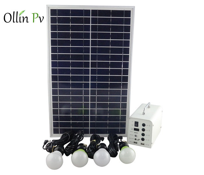 Green Energy Portable Solar Battery System Simple Structure Easy Operate