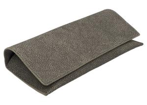 China Grey Leopard Print OEM ODM PU Leather Glasses Case factory