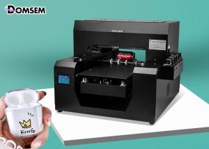 China 100-240V UV Flatbed Printer Water Fan Cooling A3 Size For Round Bottle / Golf Ball factory