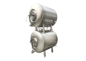 China 500L Horizontal Stackable Bright Beer Tank Sanitary SS304 TIG Welded factory